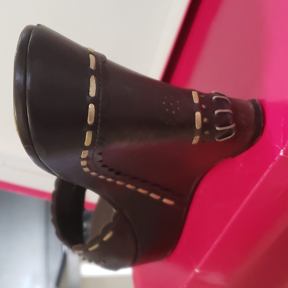 Leather platform mules - Picture 7 of 10